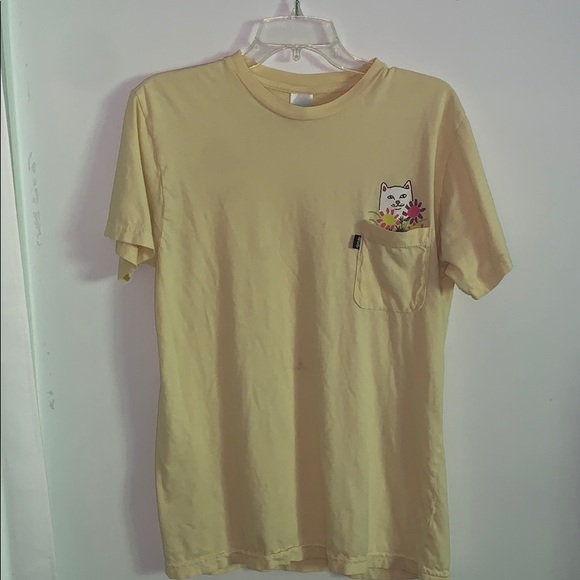 yellow flowers rip n dip t shirt 100% authentic - Picture 3 of 4